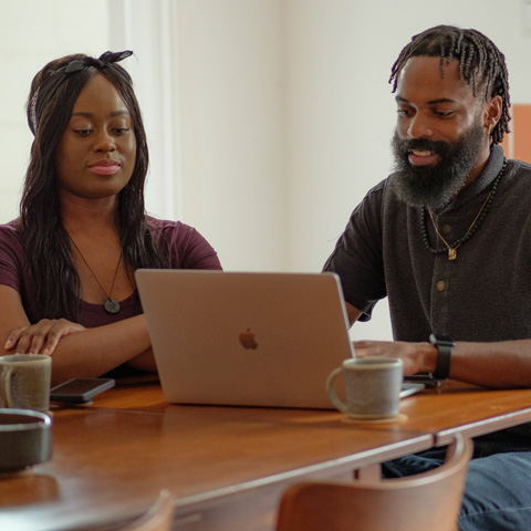 Counselor and client discussion at